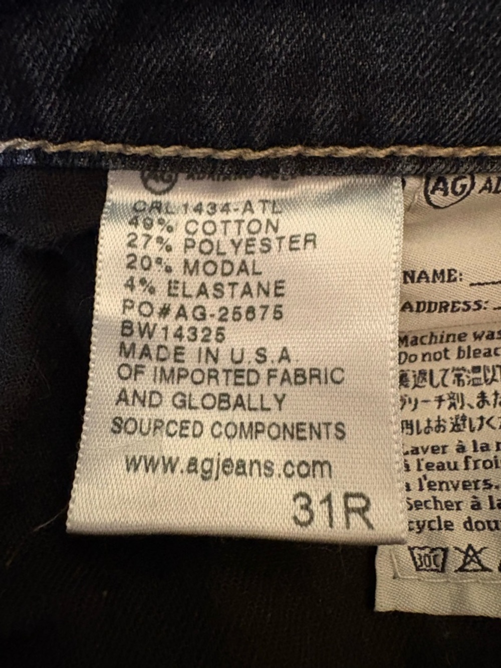 AG Adriano Goldschmied The Prima Mid-Rise Cigarette Contour 360 Stretch Jeans - Picture 6 of 10